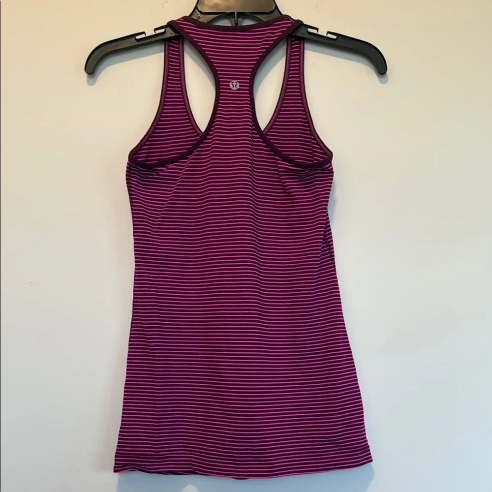 Lululemon Striped Purple Women's Tank Top